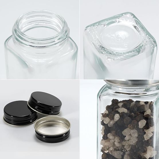 Set aus 24 Gewürzgläsern BAKER