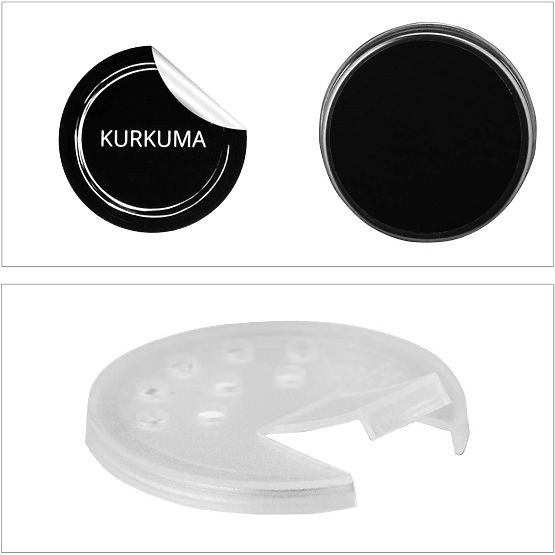 Set aus 24 Gewürzgläsern MARSALA