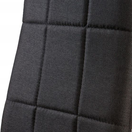 Set aus 4 gepolsterten Stühlen für Ess- und Wohnzimmer, schwarz