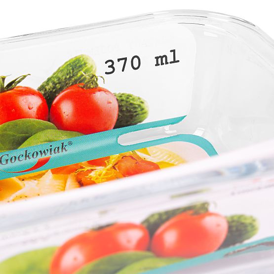 Set aus 6 Glasbehältern für Lebensmittel AMALFI