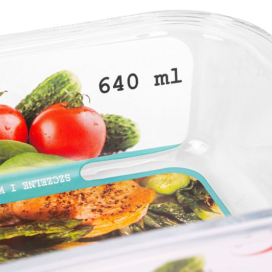 Set aus 6 Glasbehältern für Lebensmittel AMALFI