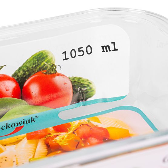 Set aus 6 Glasbehältern für Lebensmittel AMALFI