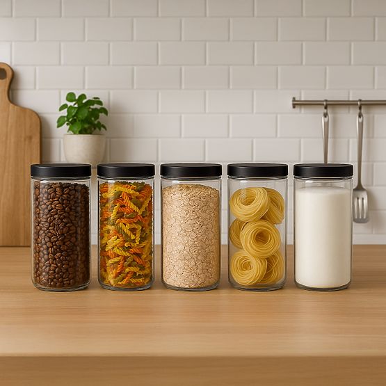 Set aus 9 Behältern FRASCO