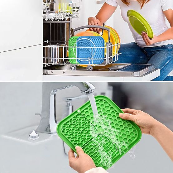 Set aus Anti-Stress Lick Mat PJ-038