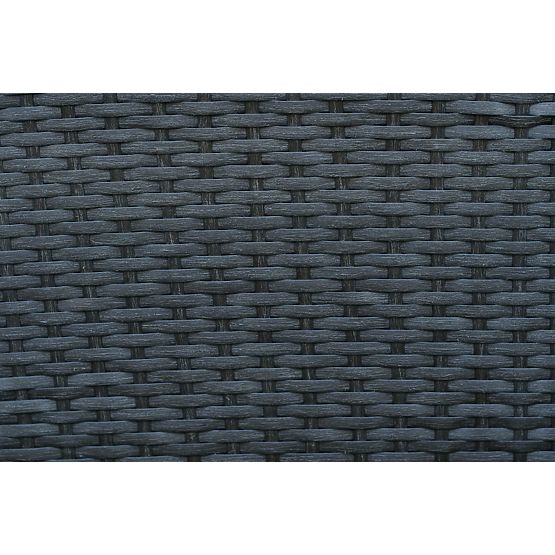 Set aus Liegen mit Tisch SUCCESSO aus grauem Technorattan