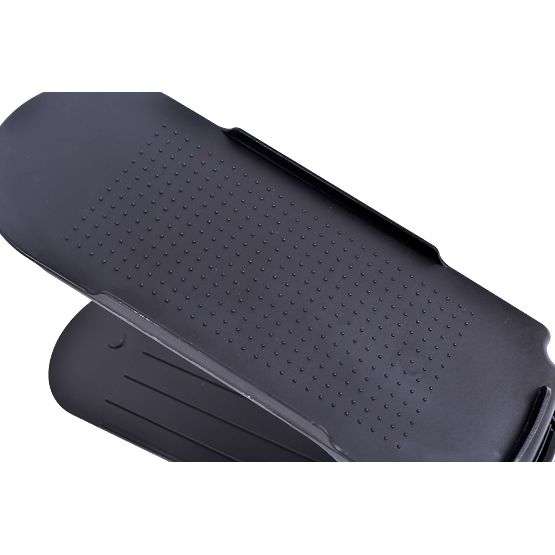 Set von 10 verstellbaren Schuhhaltern schwarz