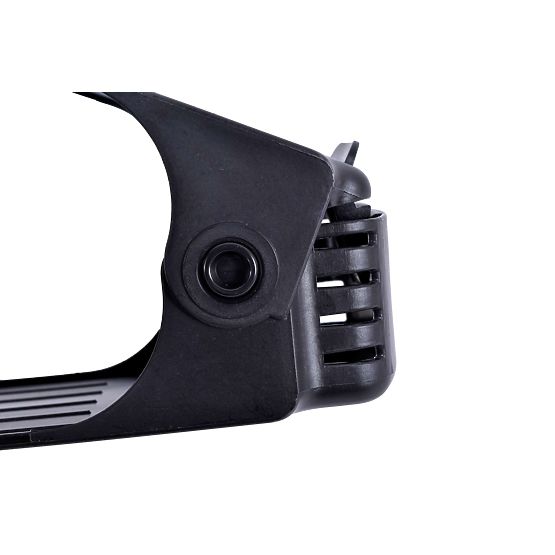 Set von 10 verstellbaren Schuhhaltern schwarz
