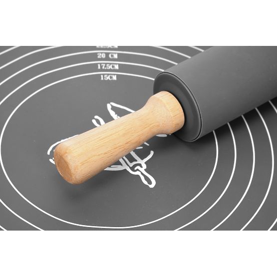 Silikon-Arbeitsplatte SELMA graphit 70x50 cm