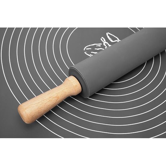 Silikon-Arbeitsplatte SELMA graphit 70x50 cm