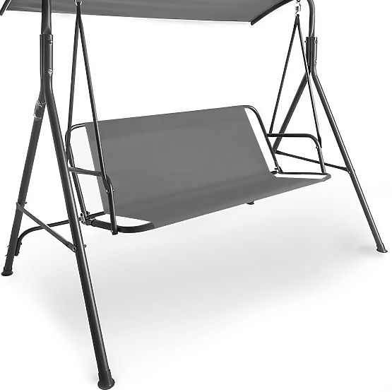 Sitzkissen für Gartenschaukel 120 x 93 cm grau ModernHome