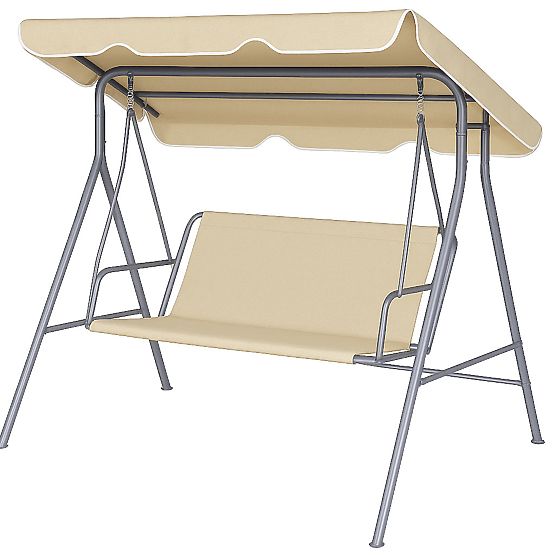 Sitzkissen für Gartenschaukel 127x100 cm beige MultiGarden