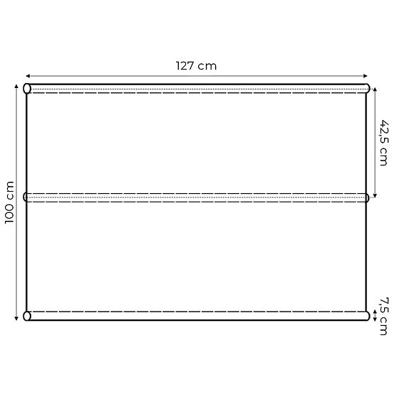 Sitzkissen für Gartenschaukel 127x100 cm beige MultiGarden
