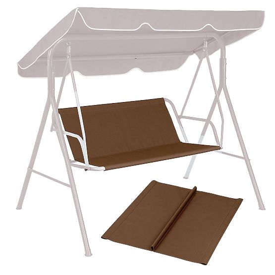 Sitzkissen für Gartenschaukel 127x100 cm braun MultiGarden