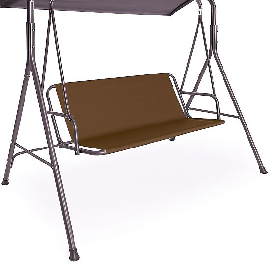 Sitzkissen für Gartenschaukel 127x100 cm braun MultiGarden