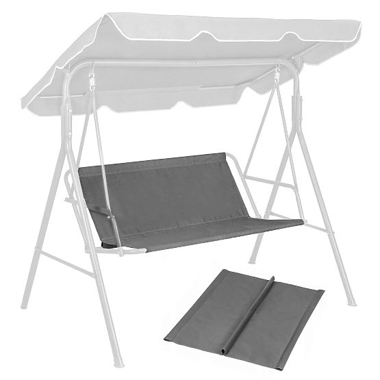 Sitzkissen für Gartenschaukel 127x100 cm grau MultiGarden
