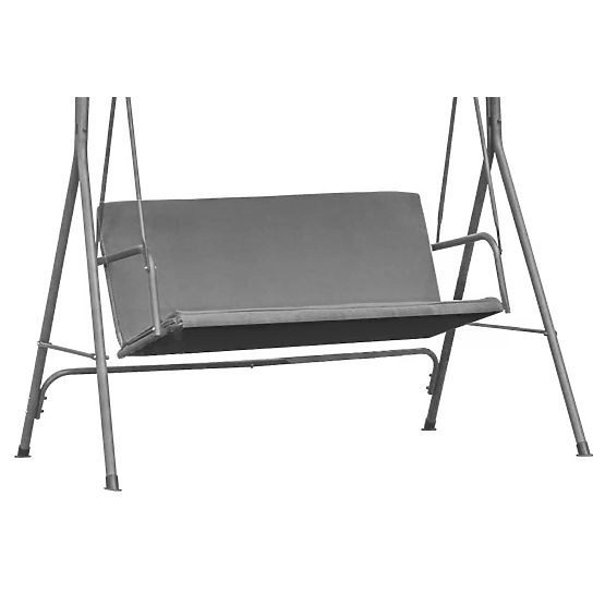 Sitzkissen für Gartenschaukel 127x100 cm grau MultiGarden