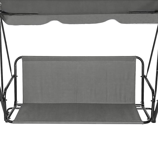 Sitzkissen für Gartenschaukel 140 x 100 cm grau ModernHome