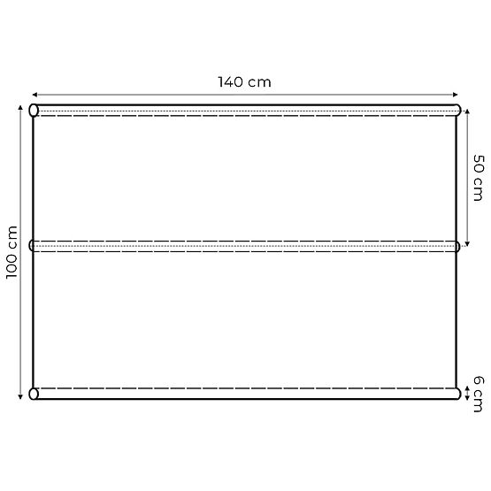 Sitzkissen für Gartenschaukel 140 x 100 cm grau ModernHome