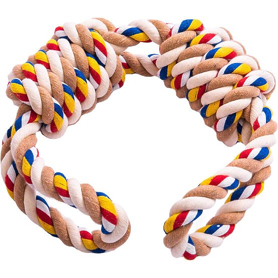 Spielzeug Zerrspielzeug mit Knoten WALLY 60 cm