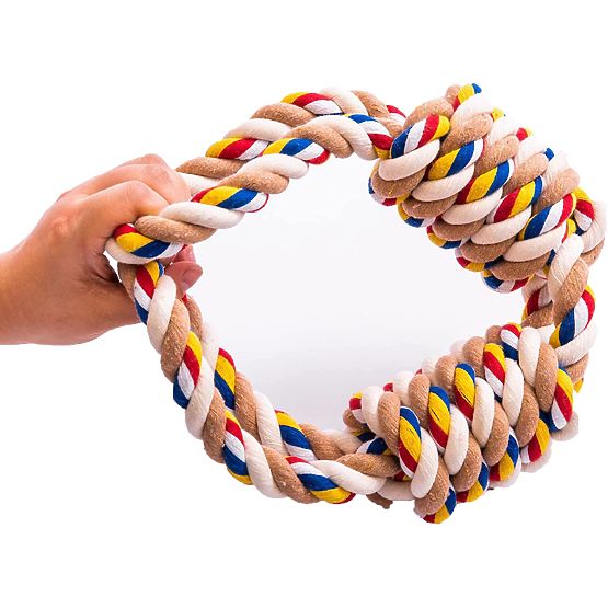 Spielzeug Zerrspielzeug mit Knoten WALLY 60 cm