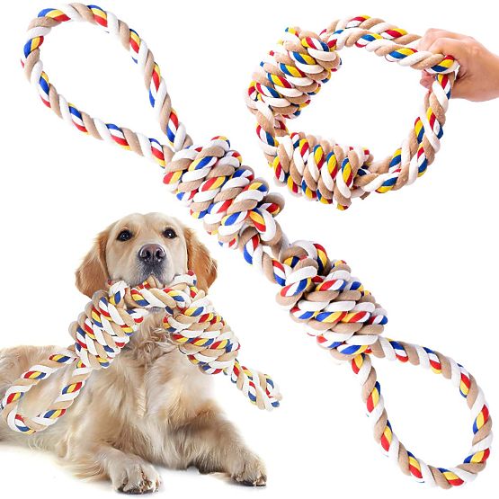Spielzeug Zerrspielzeug mit Knoten WALLY 60 cm