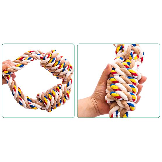 Spielzeug Zerrspielzeug mit Knoten WALLY 60 cm