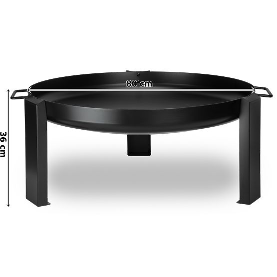 Stahl-Feuerschale 80 cm HOGAR