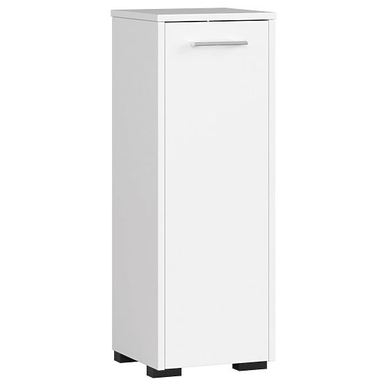STEHENDER BADEZIMMERSCHRANK FIN S30 1D WEISS