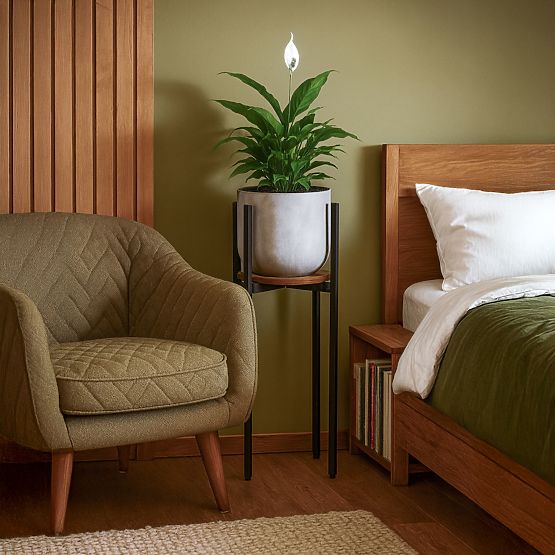 Stehender Pflanzenständer Blumenständer Dekoration Loft ModernHome