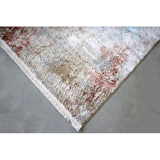 Stück Teppich Aqua - Creme