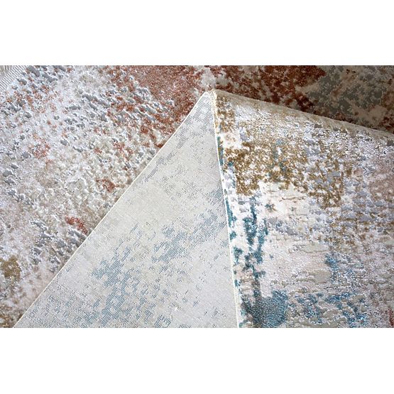 Stück Teppich Aqua - Creme