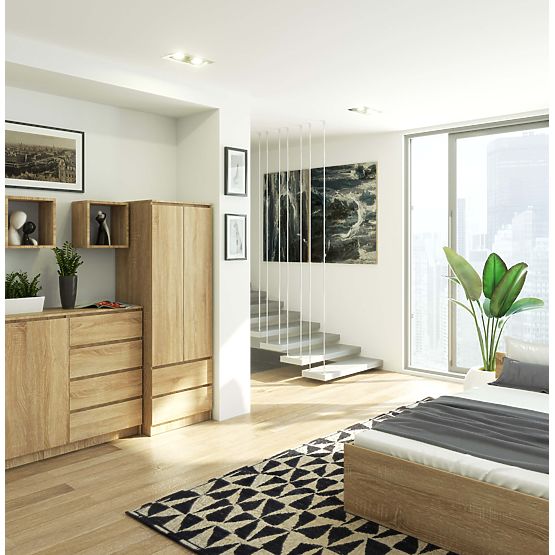 SZAFA STAR S 60 cm 2 TÜREN 2 SCHUBLADEN PK SONOMA