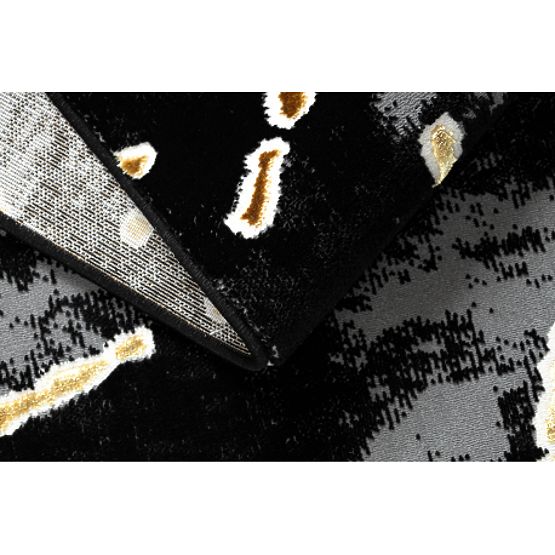 Teppich ALLURE 1967 Marmor - Strukturell, stilvoll, glamourös Schwarz/Gold