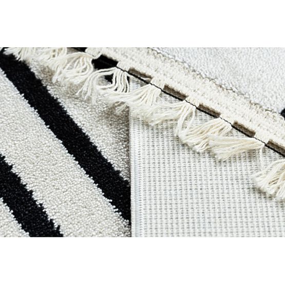 Teppich AMOUR 53096C Creme - Rahmen, Linien modern, elegant