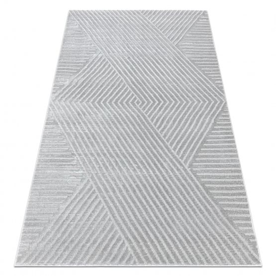 Teppich BALANCE 1503 grau - Geometrisch, strukturiert, glamourös