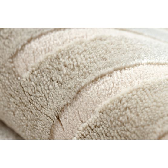 Teppich BALANCE 1918 taupe - Geometrisch, strukturell, glamourös