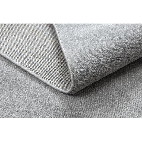 Teppich SOFTY, Einheitlich, Einfarbig, Grau