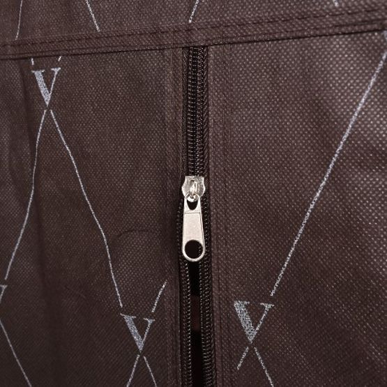 Textiler Schuhschrank Vitto - braun