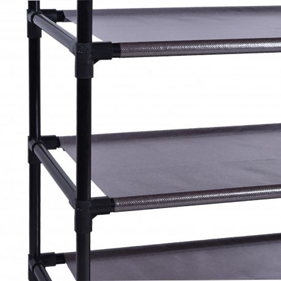 Textiler Schuhschrank Vitto - braun