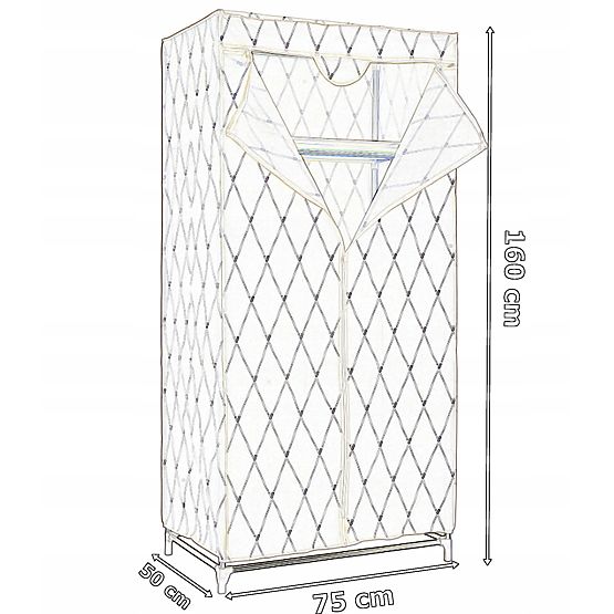 Textilschrank Gaja Vitto - braun