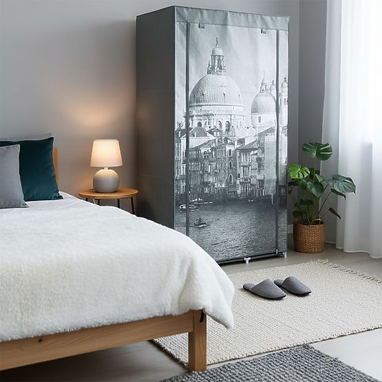 Textilschrank mit Druck Venice