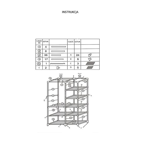 Textilschrank mit Druck Venice