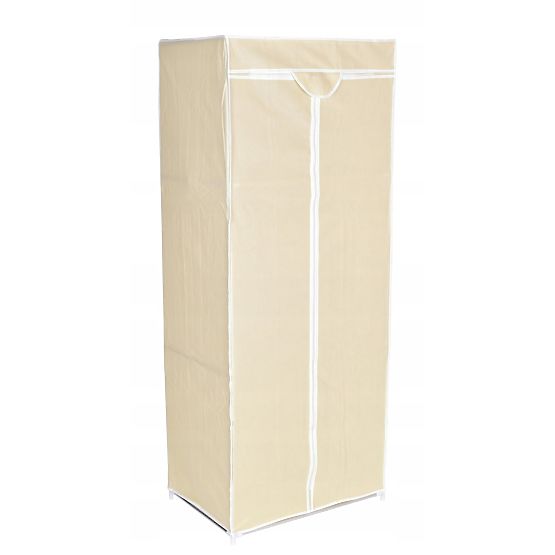 Textilschrank mit Regal Fela - beige