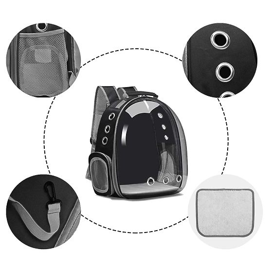 Tiertransporter P70259 Schwarz