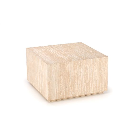 TRAVERTINO KWADRAT Couchtisch, Travertin (1p=1Stk)