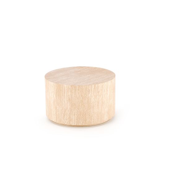 TRAVERTINO RUNDER Couchtisch, Travertin
