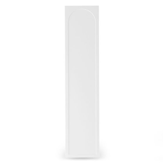 Tür für Schrank Neroli, 45,6 cm, Bogenpaneel, weiß, rechts
