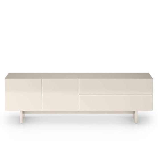 TV-Schrank Glim, kaschmirfarben, glänzend
