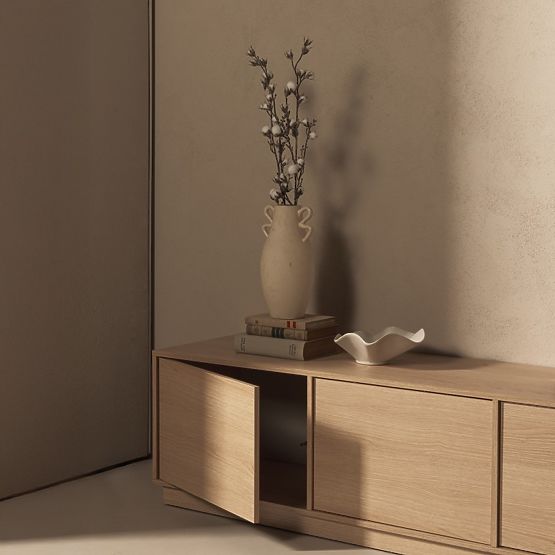 TV-Schrank Japandi Eiche Lindberg