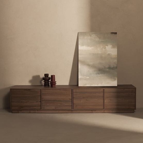 TV-Schrank Japandi Nussbaum Royal